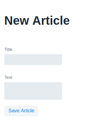Create Article Screenshot